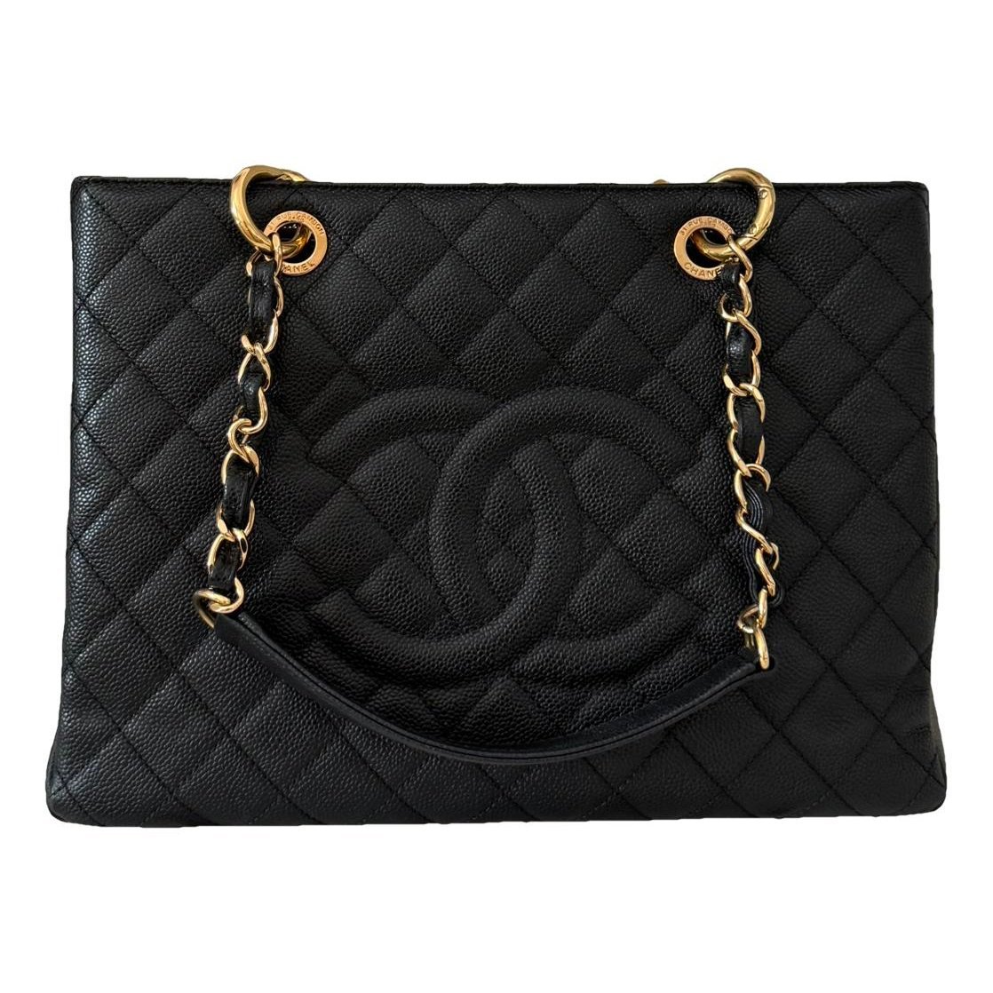 Grand shopping leather tote