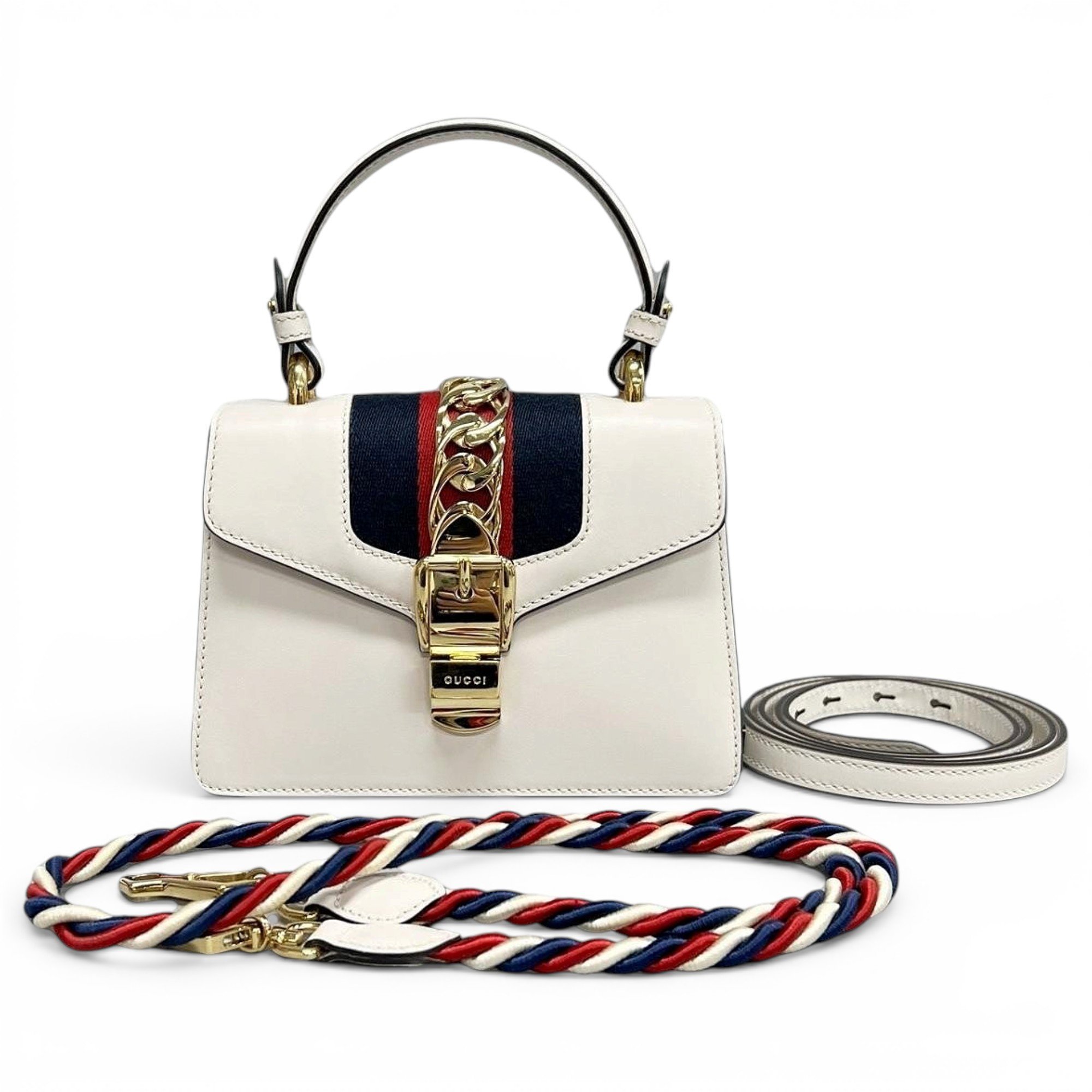 Sylvie Top Handle leather handbag
