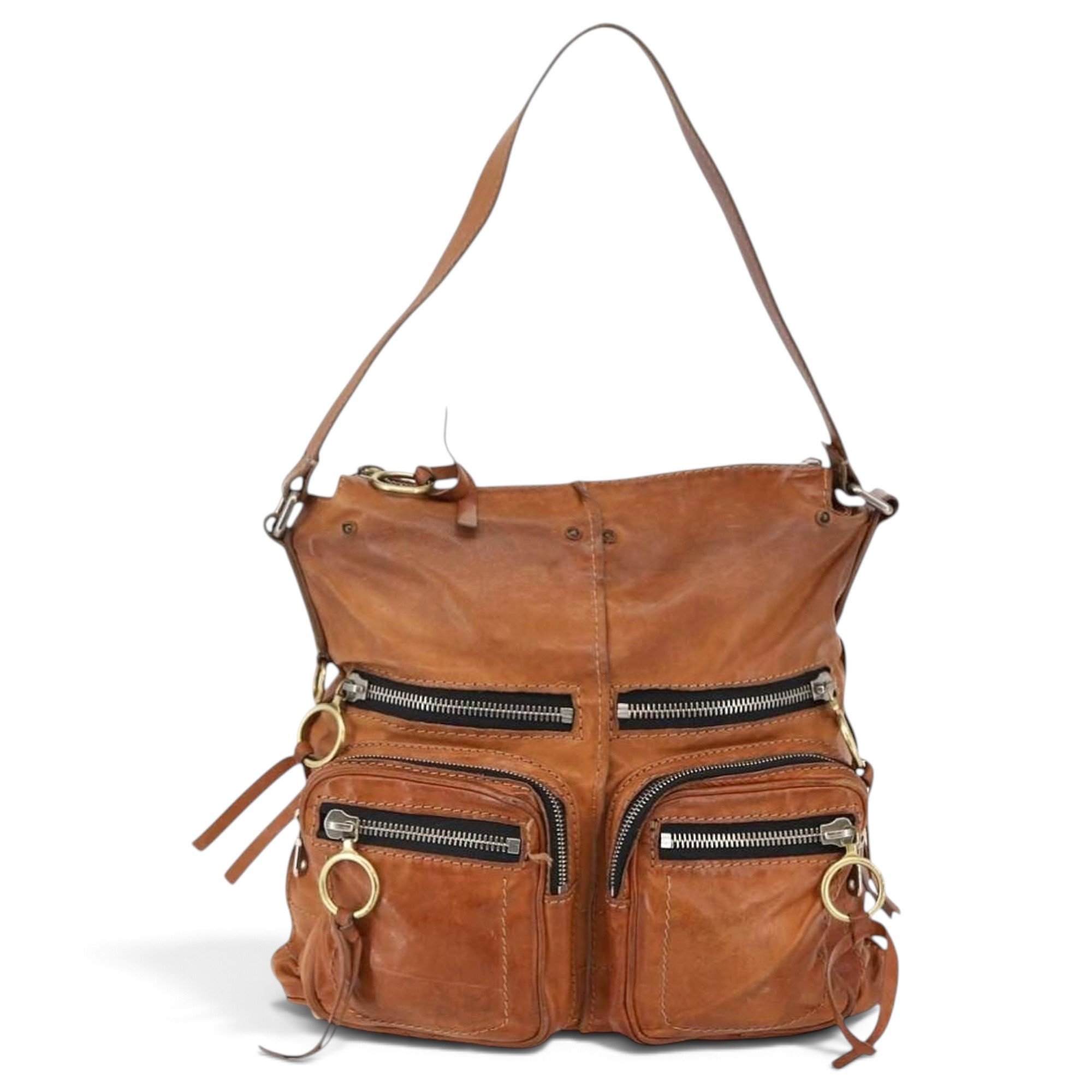 Leather handbag