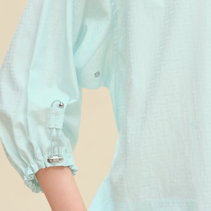 Vert Embrun "Mosaique" Shirt Dress