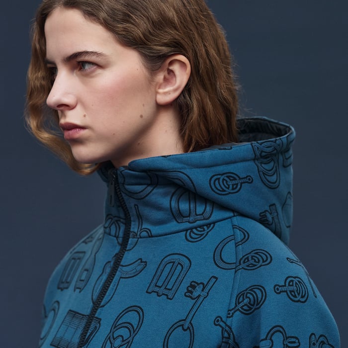 Bleu Canard "Cahier Du Colporteur" Reversible Jacket