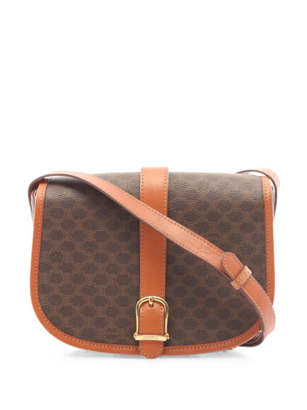 monogram-pattern shoulder bag