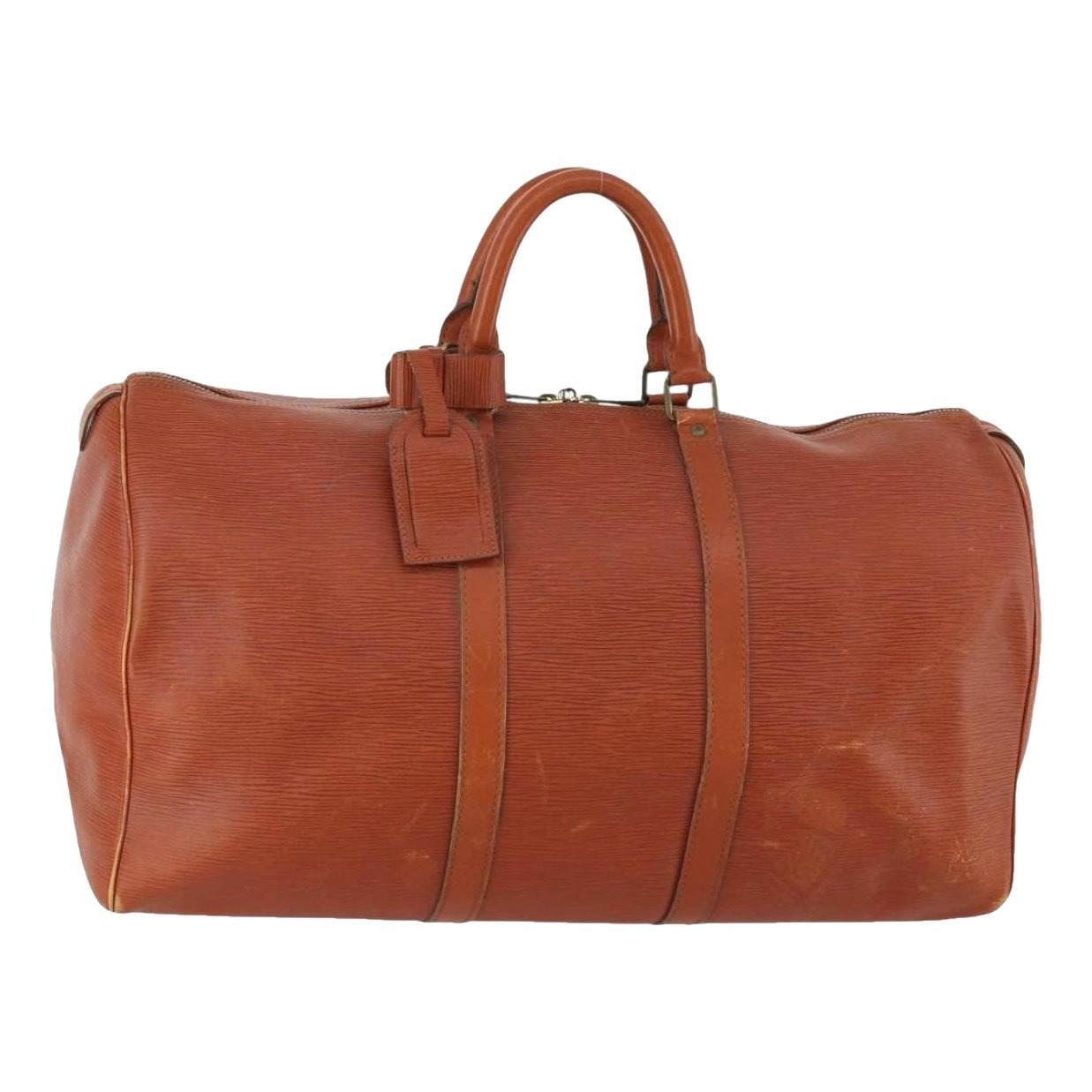 Keepall leather 48h bag