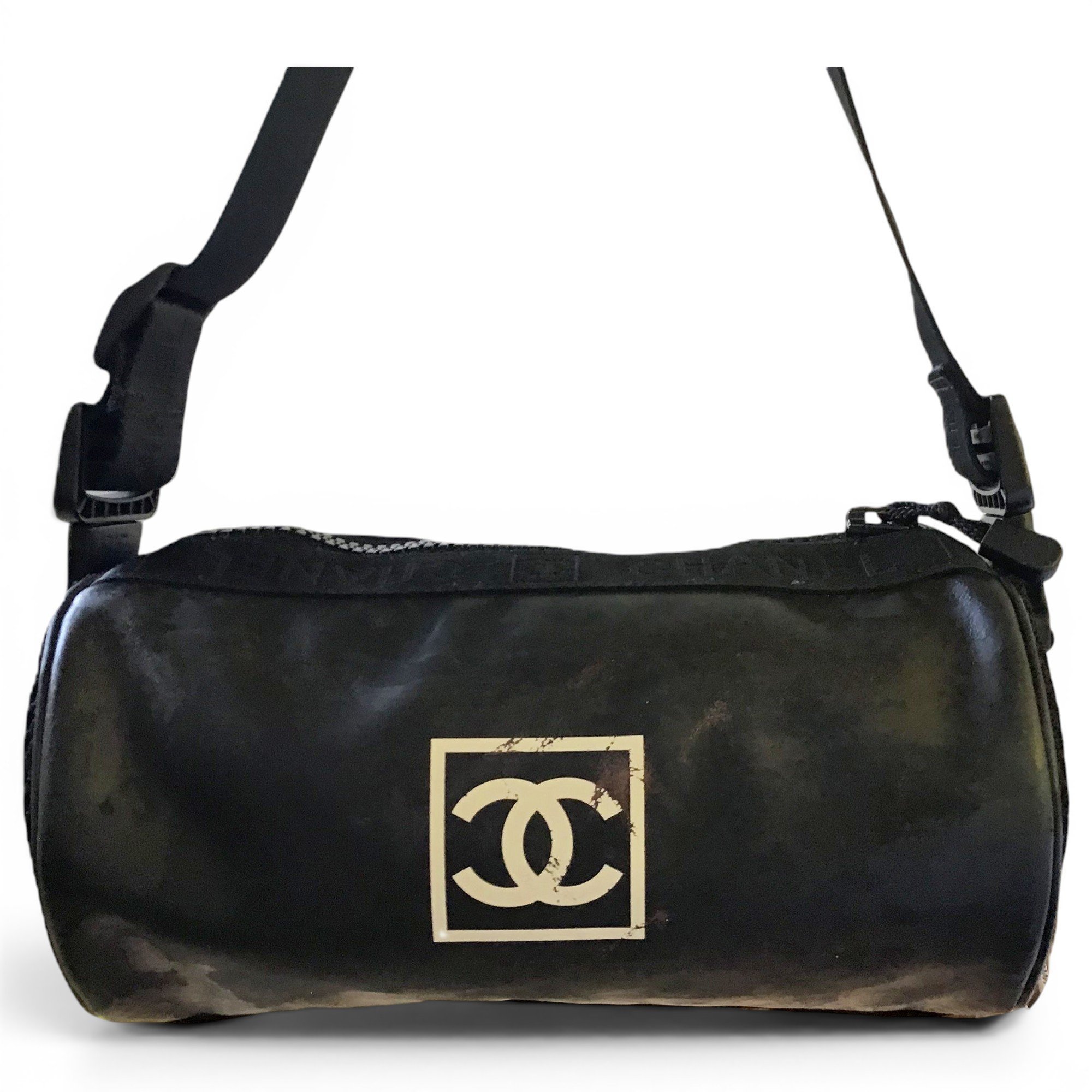 Vinyl handbag
