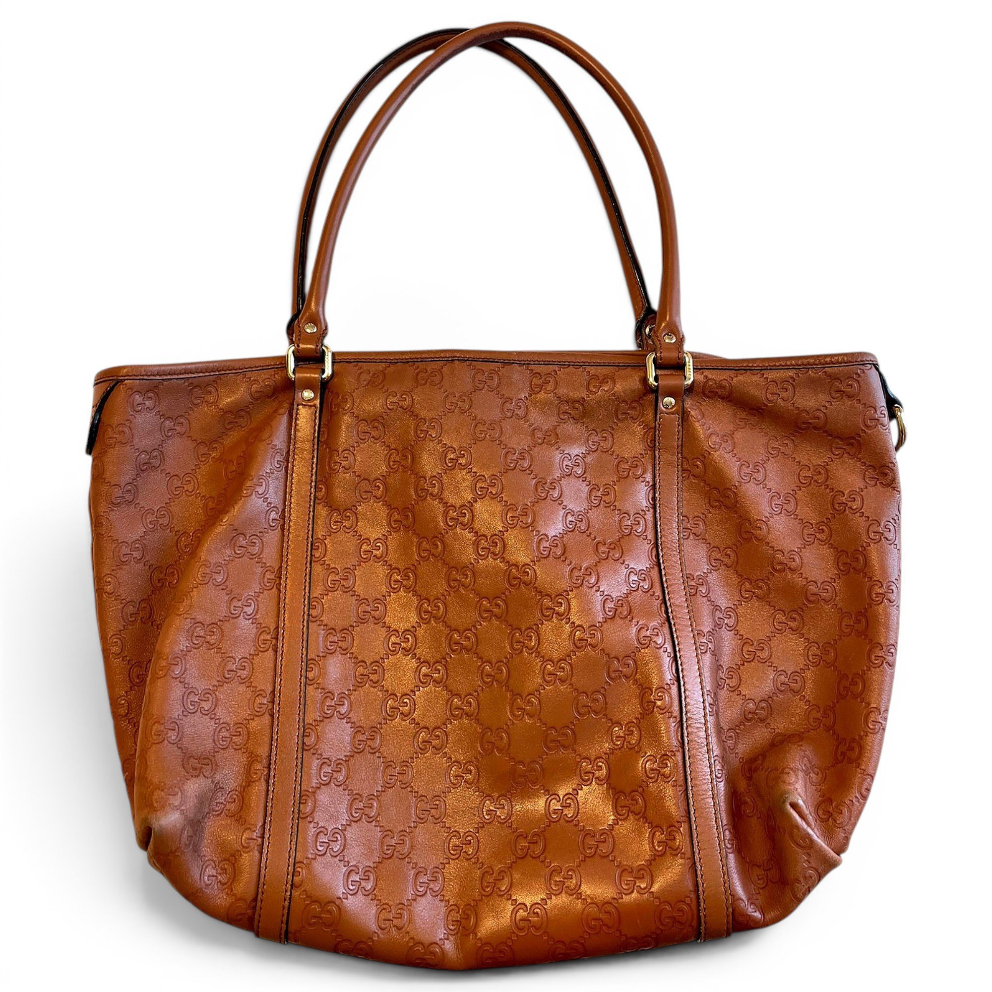 Joy leather tote