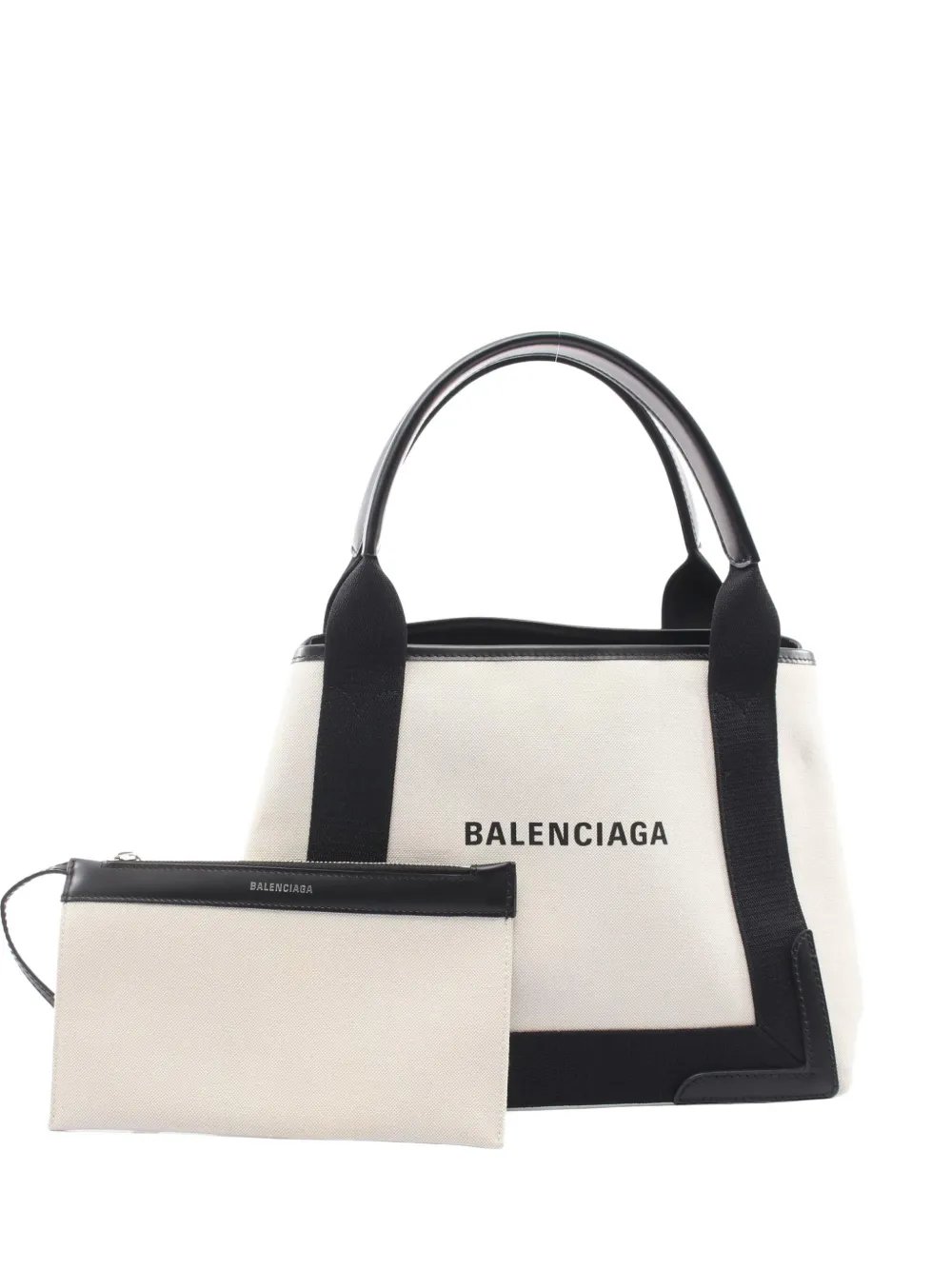 2000s S Navy Cabas tote bag