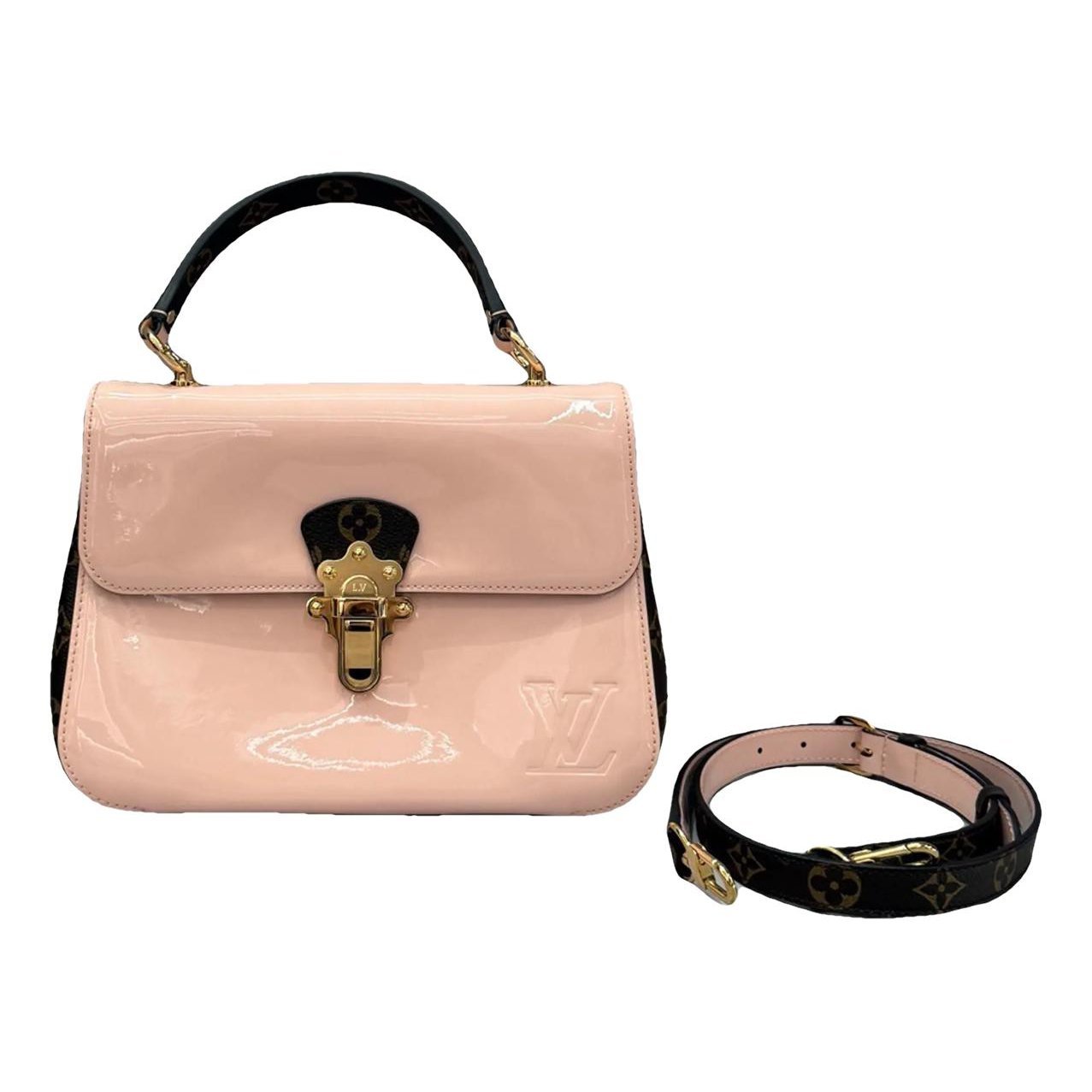 Cherrywood patent leather crossbody bag