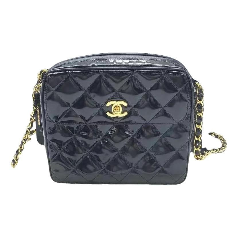 Patent leather bag