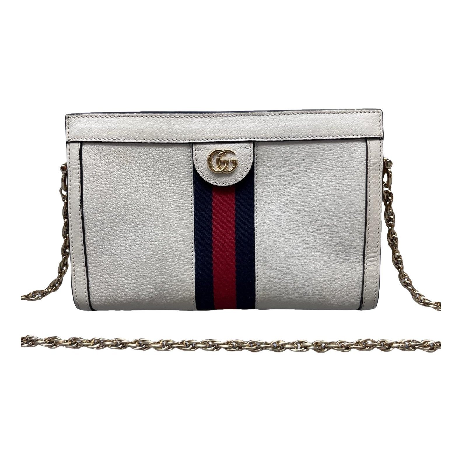 Ophidia Chain leather handbag