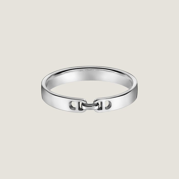 Sans Coloris Ever Chaine d'Ancre Wedding Band, Large Model