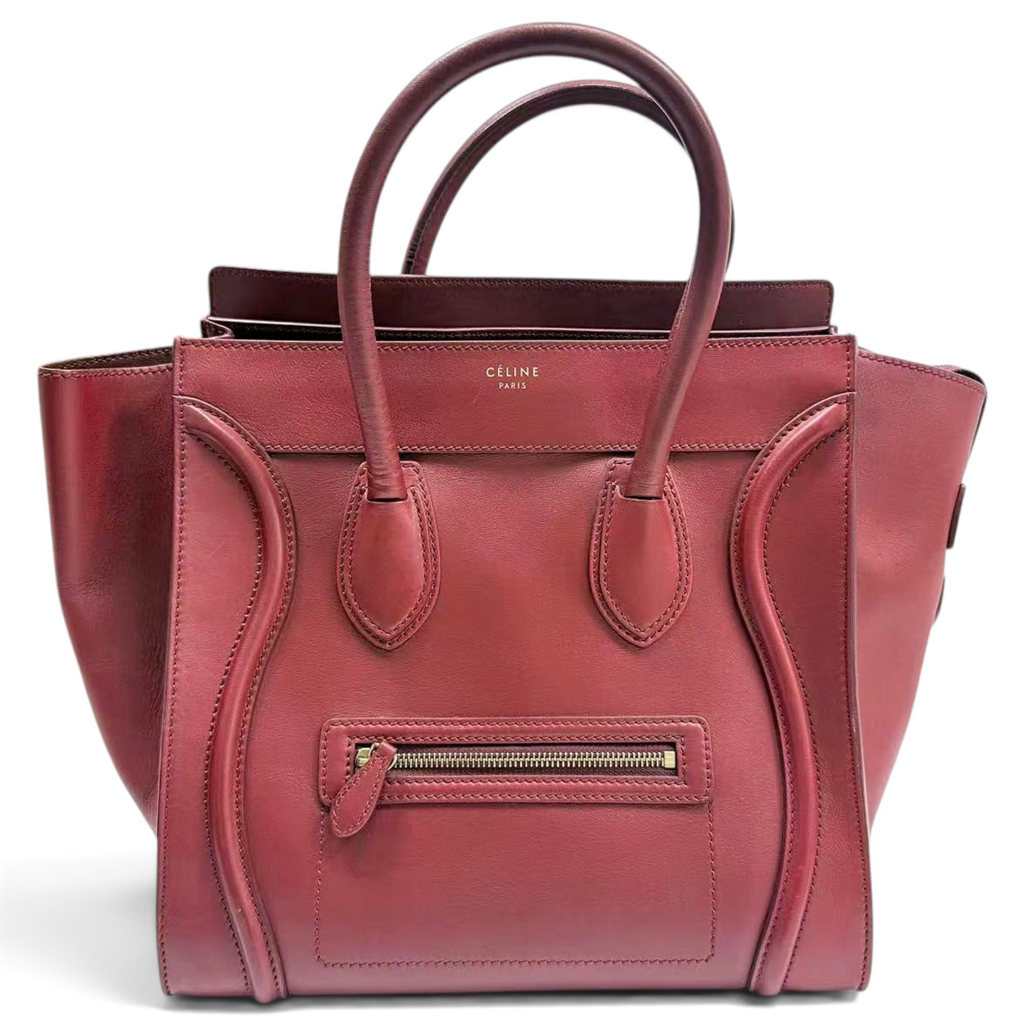 Luggage leather handbag