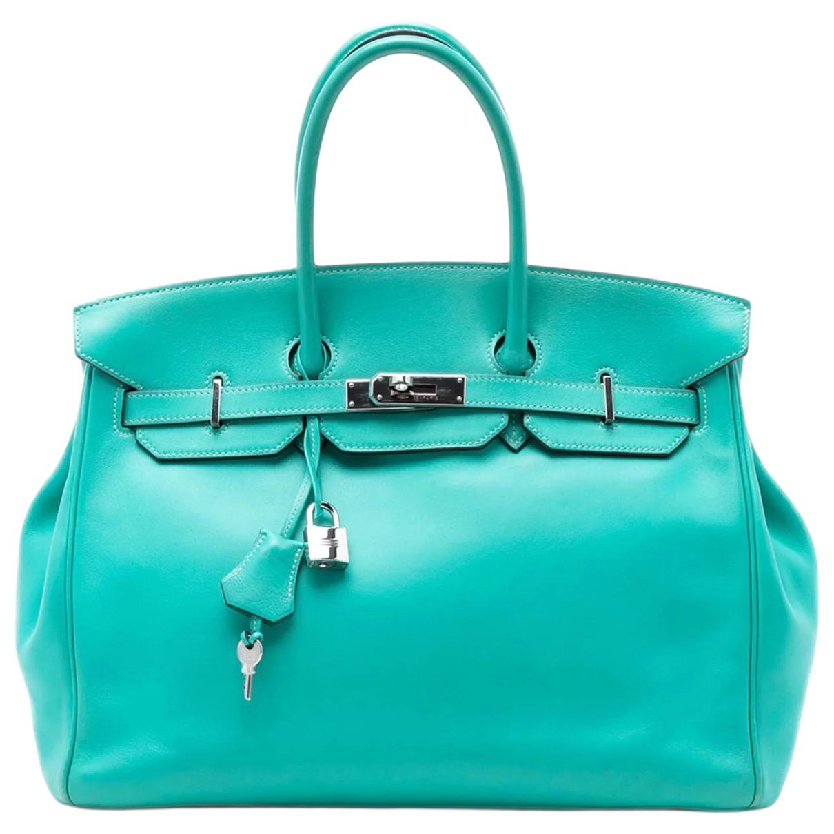 Birkin 35 leather handbag