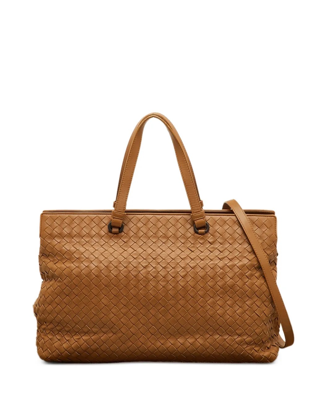 Intrecciato leather tote bag