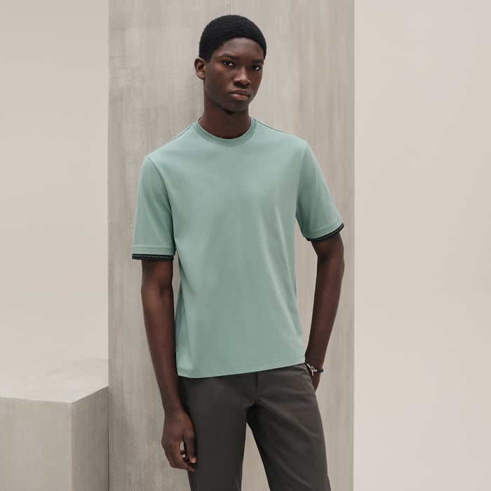 Céladon "Piqures Sellier" T-shirt