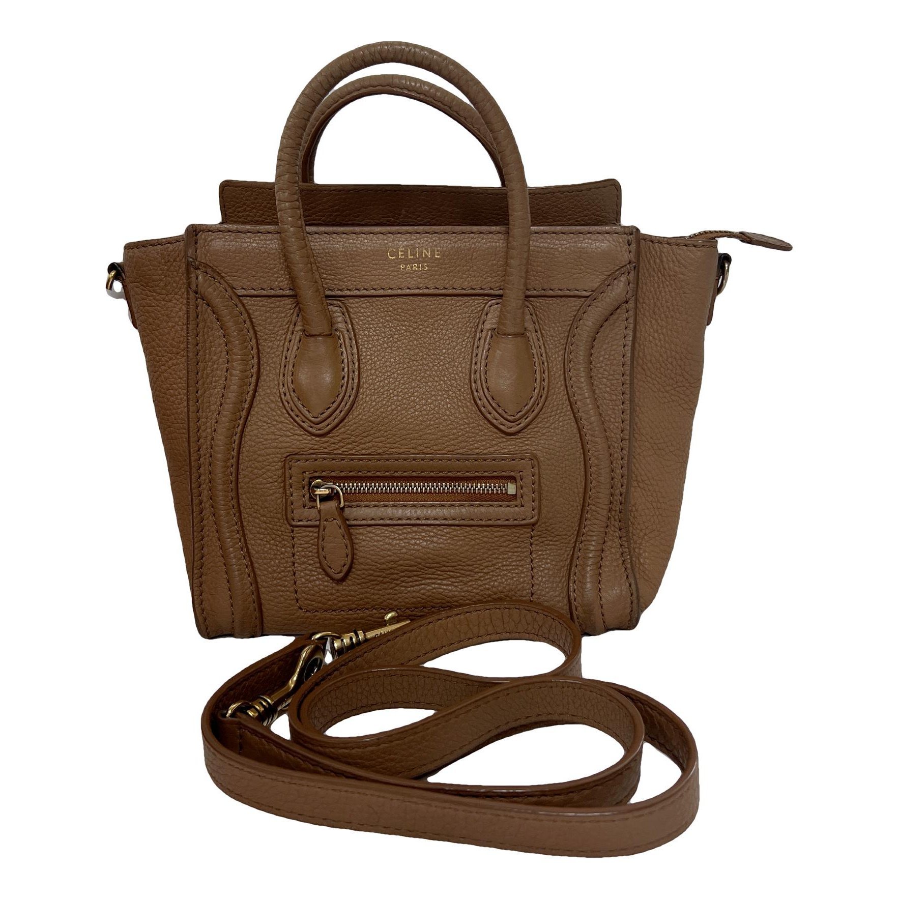 Nano Luggage leather handbag