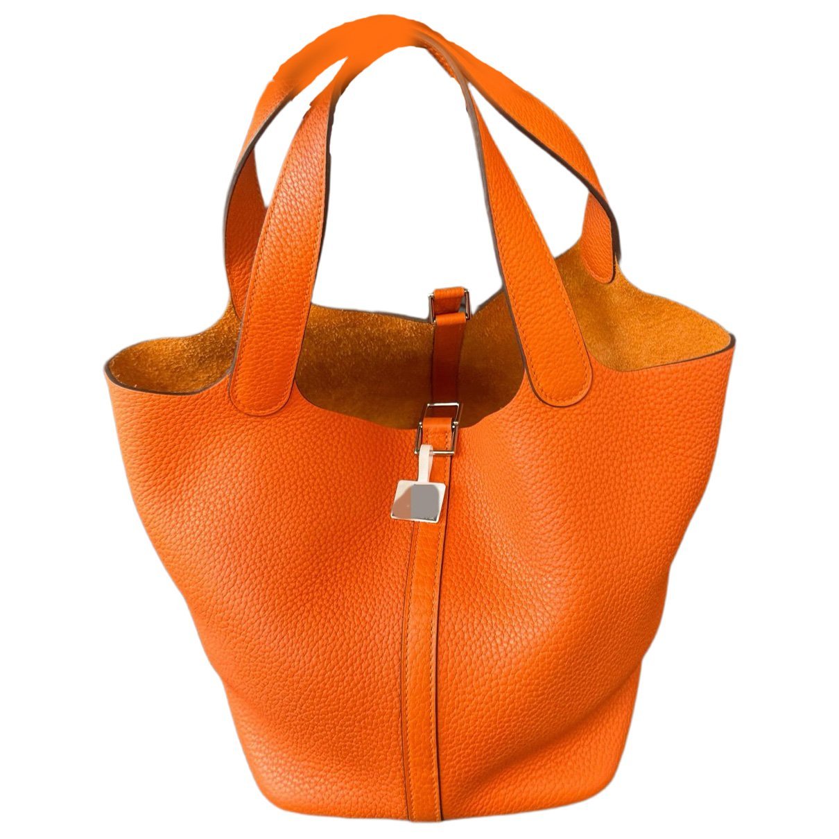 Picotin leather handbag