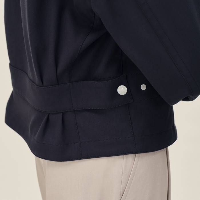 Marine Zipped Straight Cut Jacket