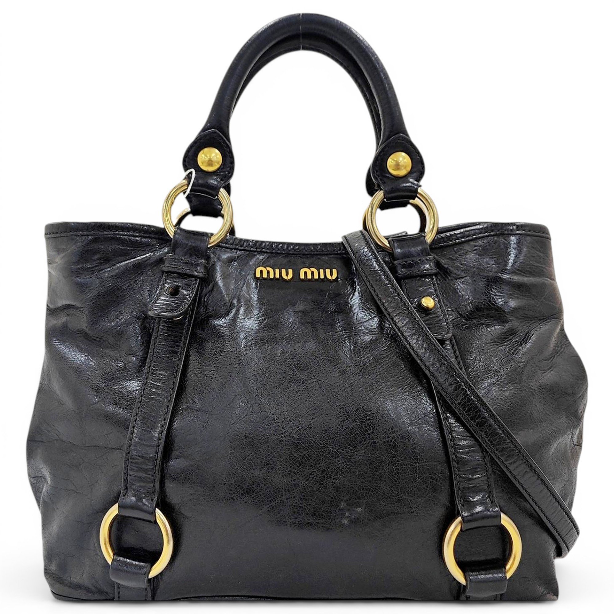 Bow bag leather handbag