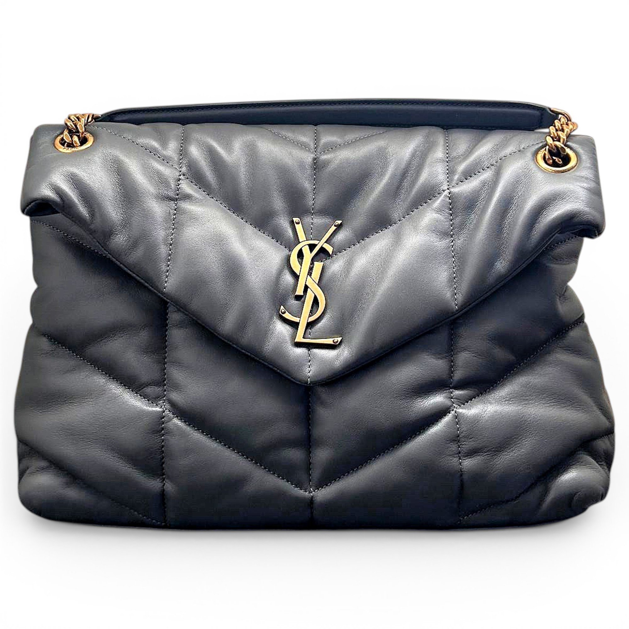 Loulou Puffer leather crossbody bag