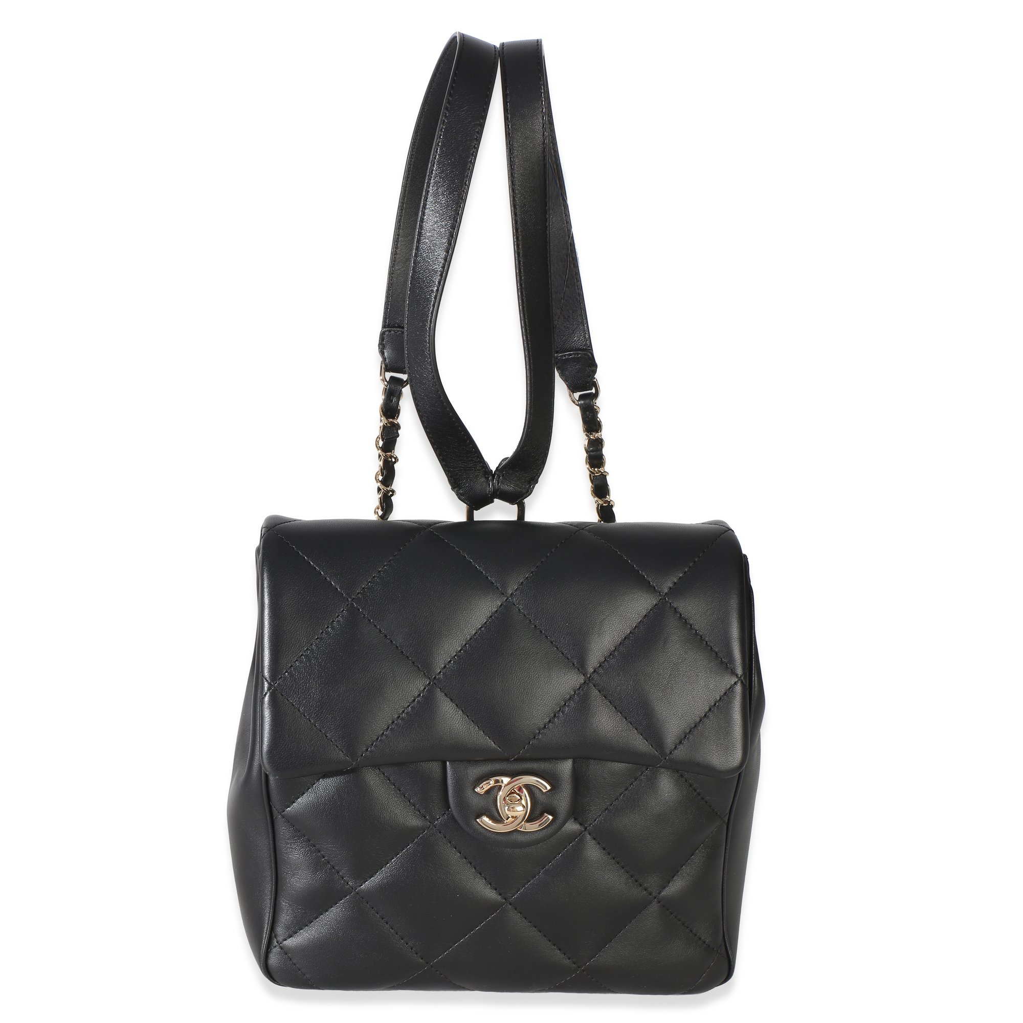 Leather backpack
