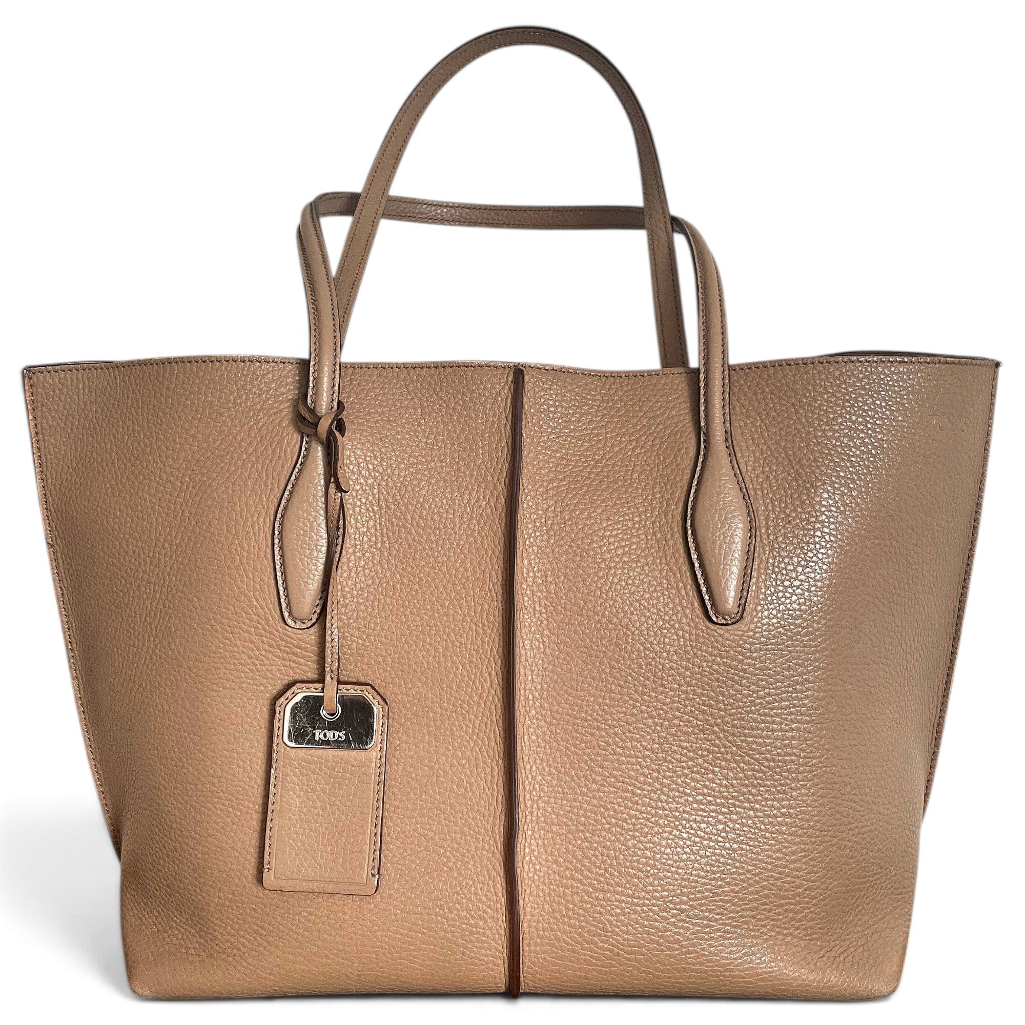 Leather tote