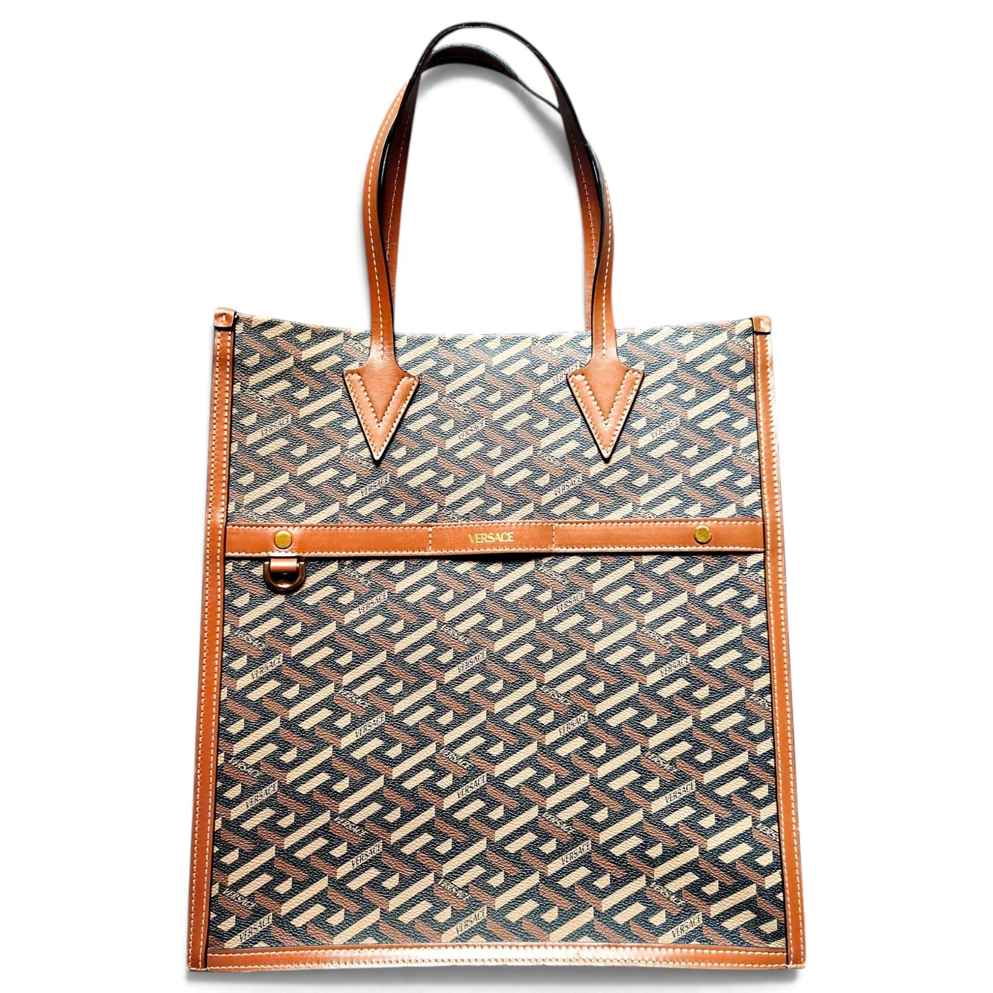 Leather tote