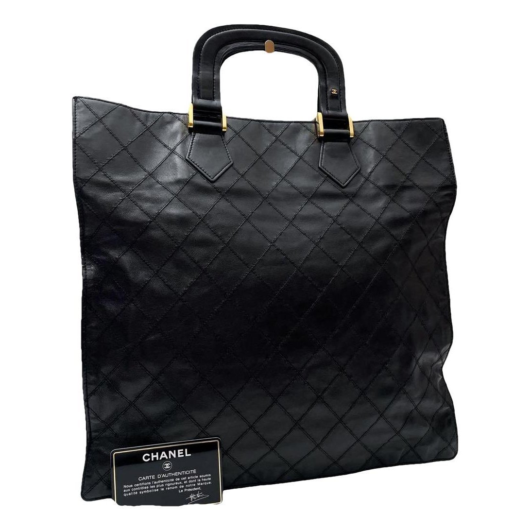 Leather tote