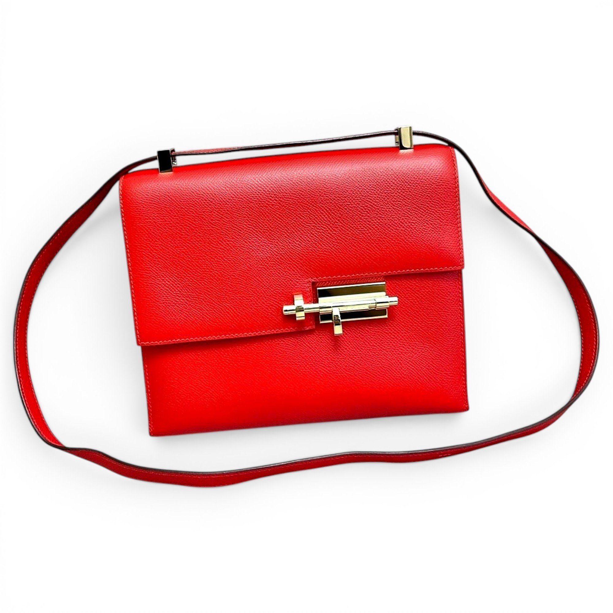 Verrou leather handbag