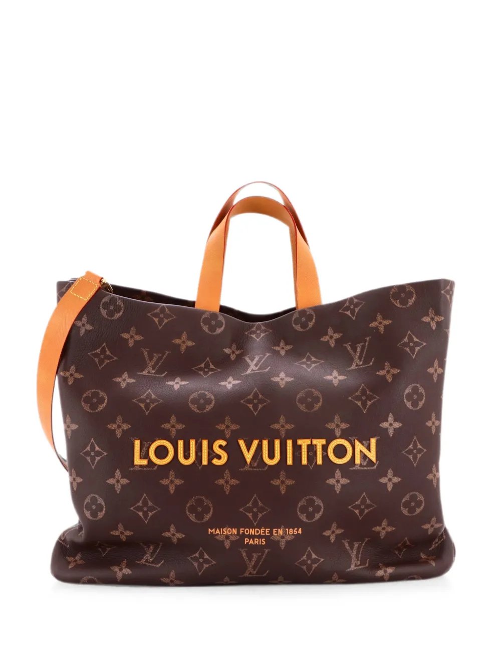 Shopper Monogram Leather MM tote bag