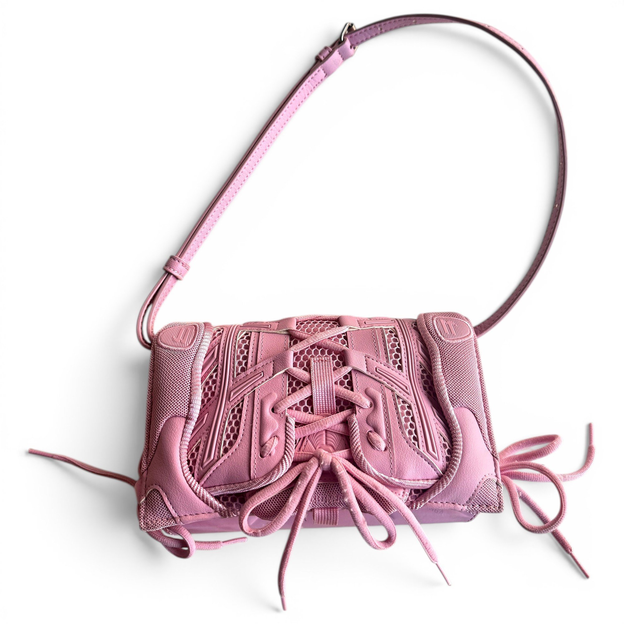 Sneakerhead leather handbag