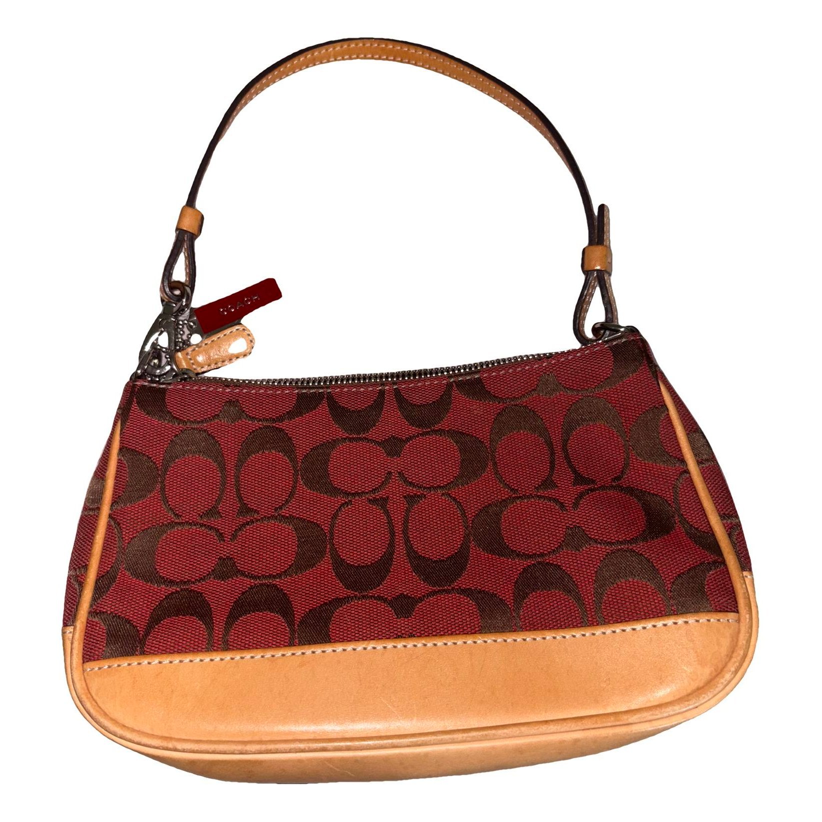 Leather clutch bag