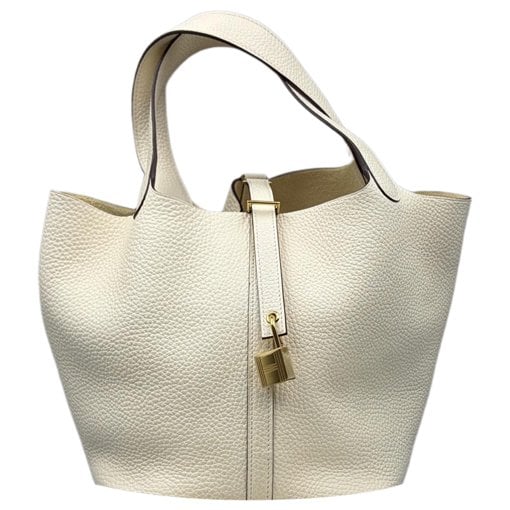 Picotin leather handbag