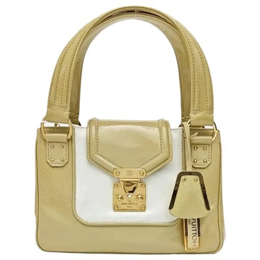 Patent leather handbag