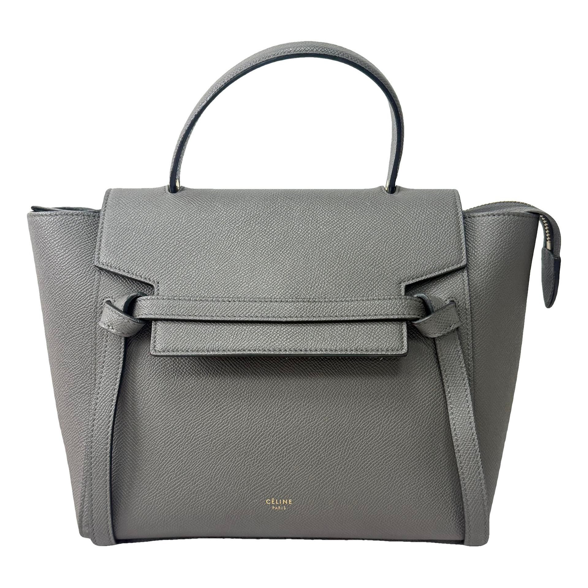 Belt leather handbag