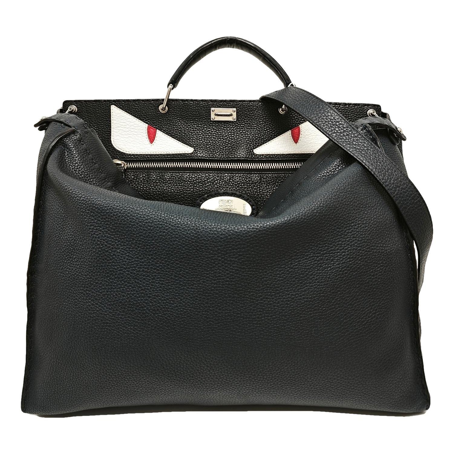 Peekaboo leather handbag
