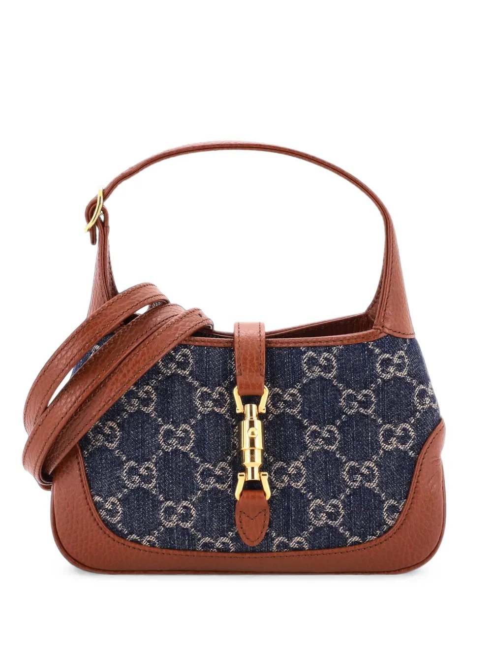Jackie 1961 Hobo GG Denim Mini crossbody bag