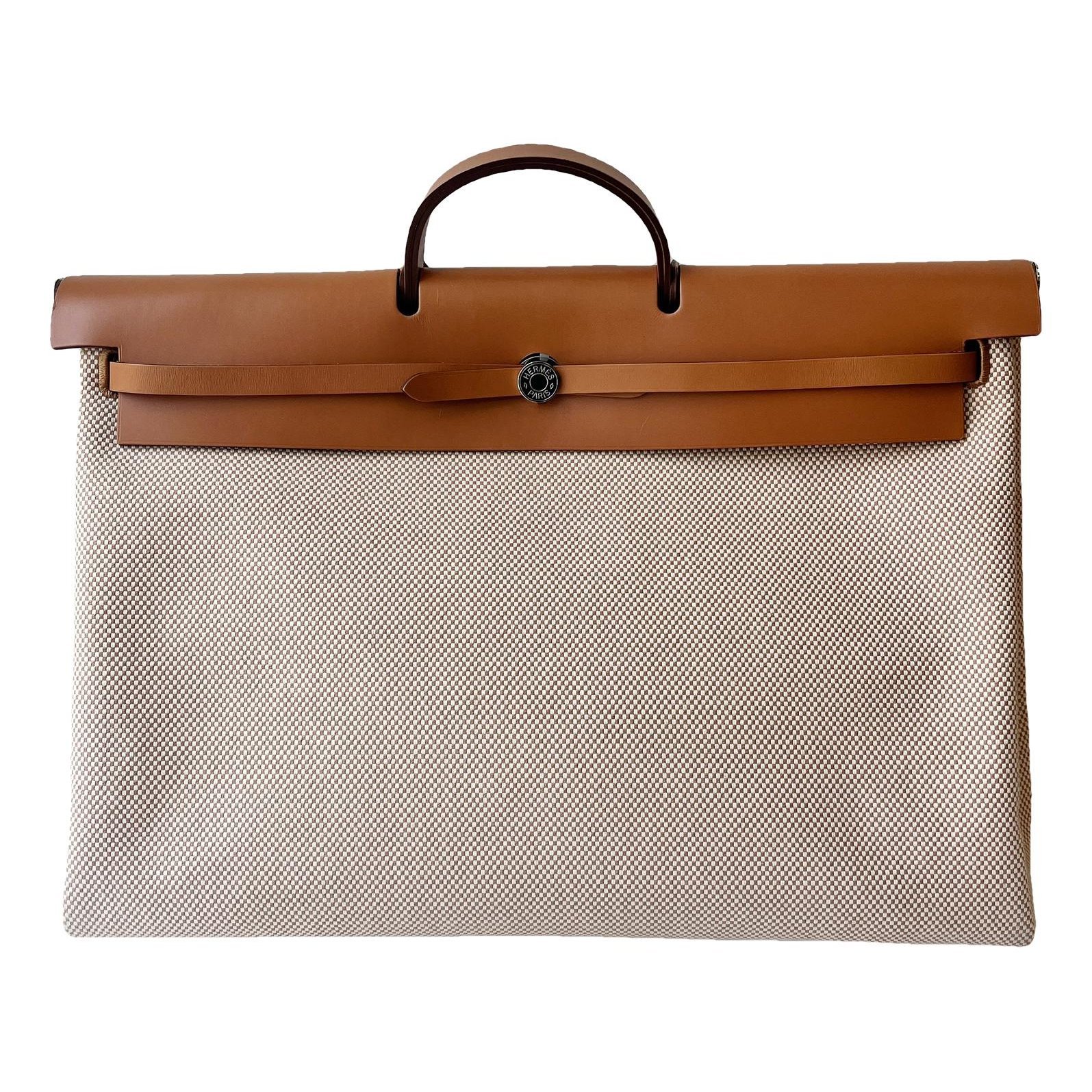Hermes Herbag Handbag White 2019