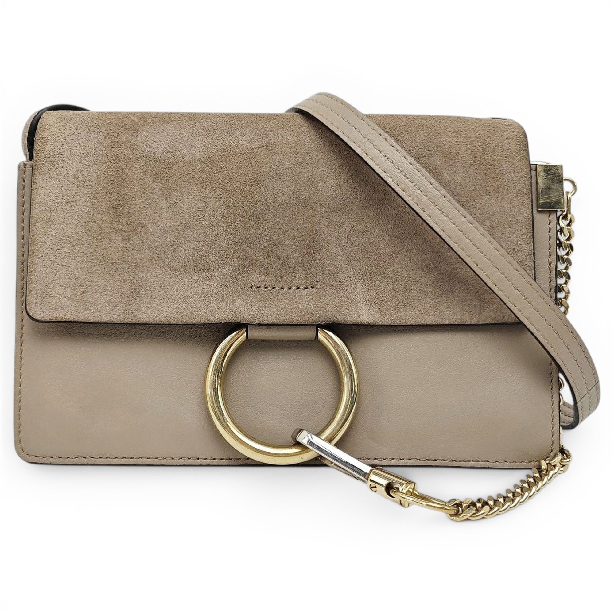 Faye leather handbag
