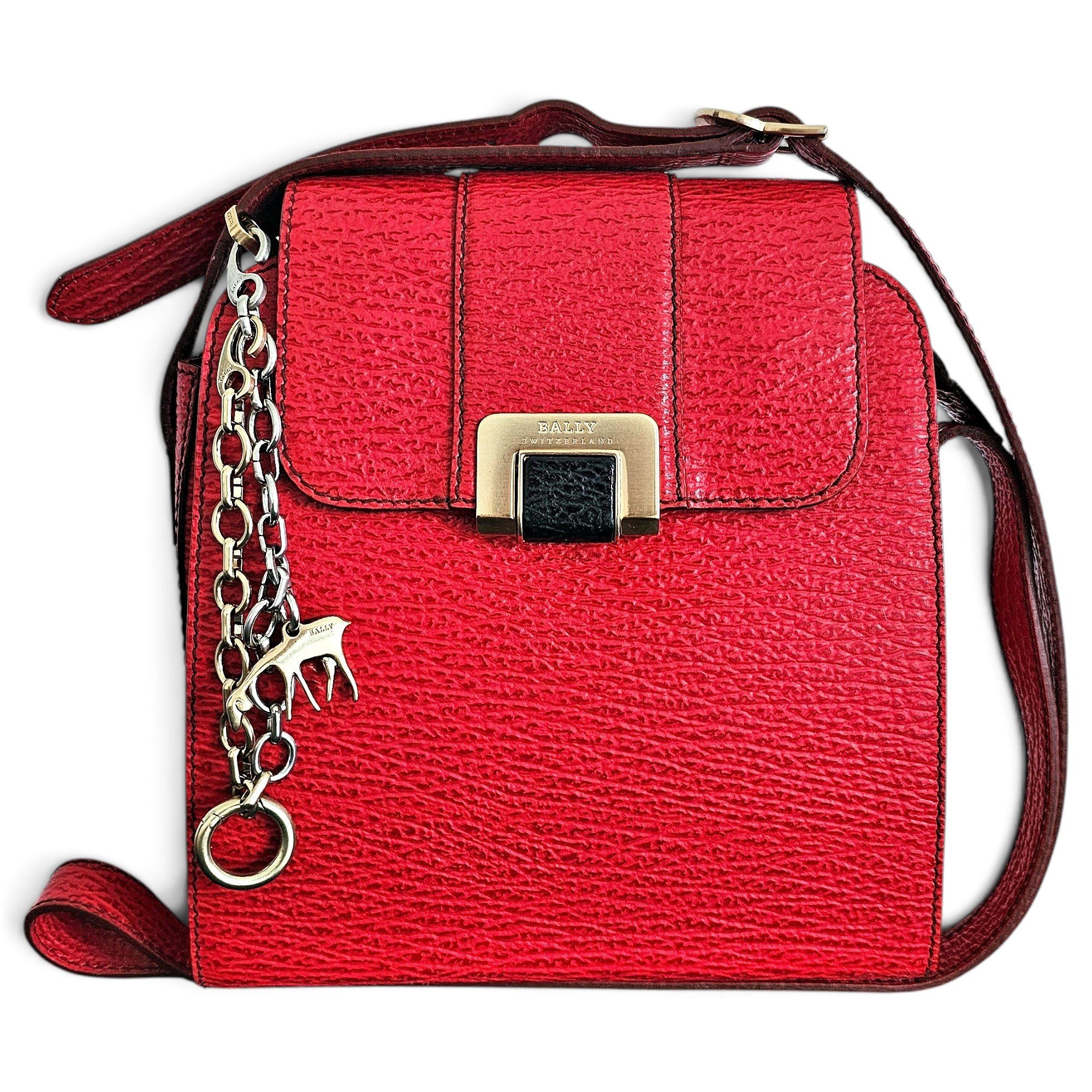 Leather crossbody bag