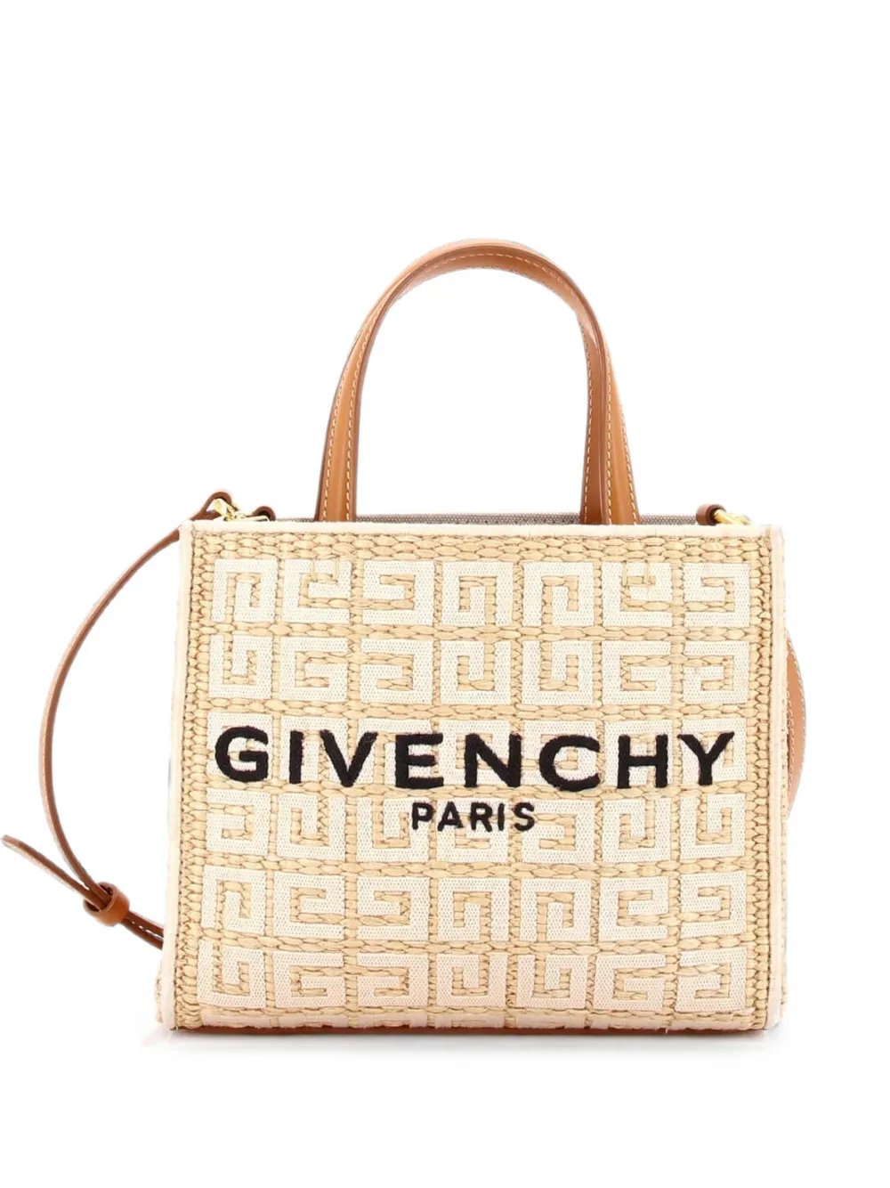 G-Tote 4G Raffia Mini satchel