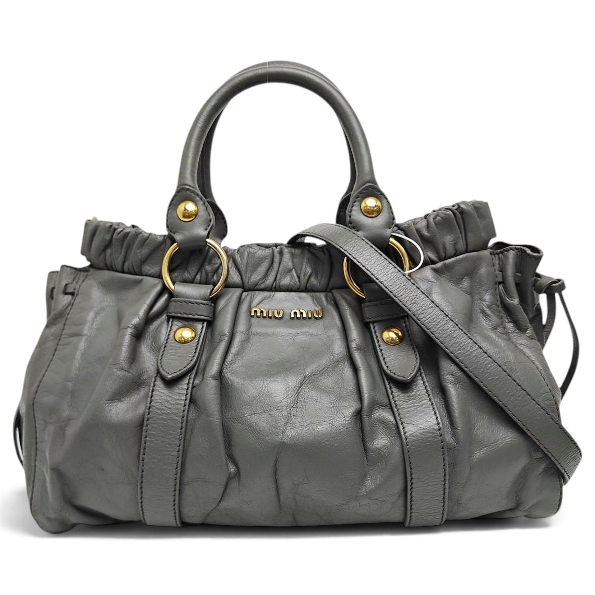Leather handbag