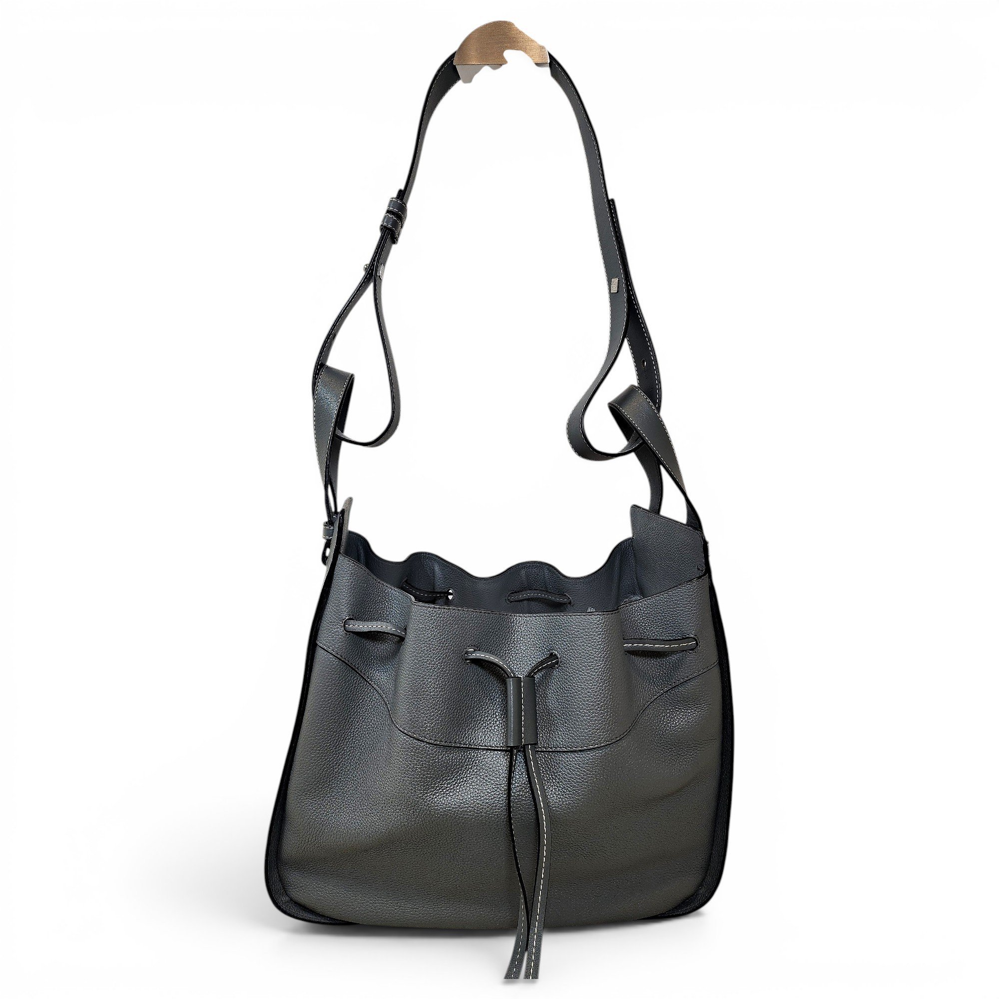 Hammock leather handbag