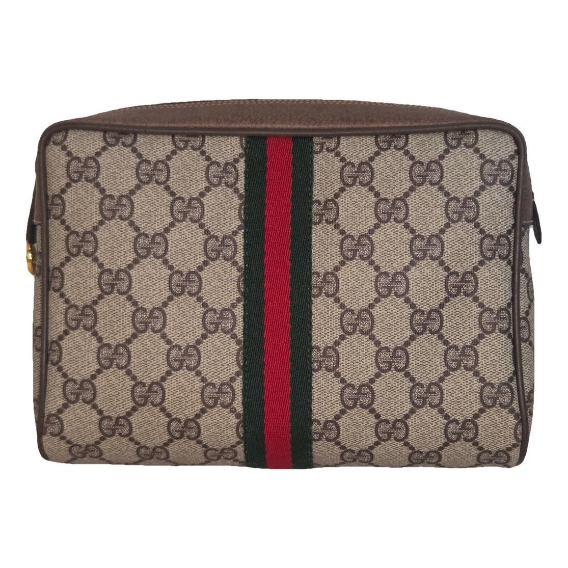 Ophidia leather clutch bag