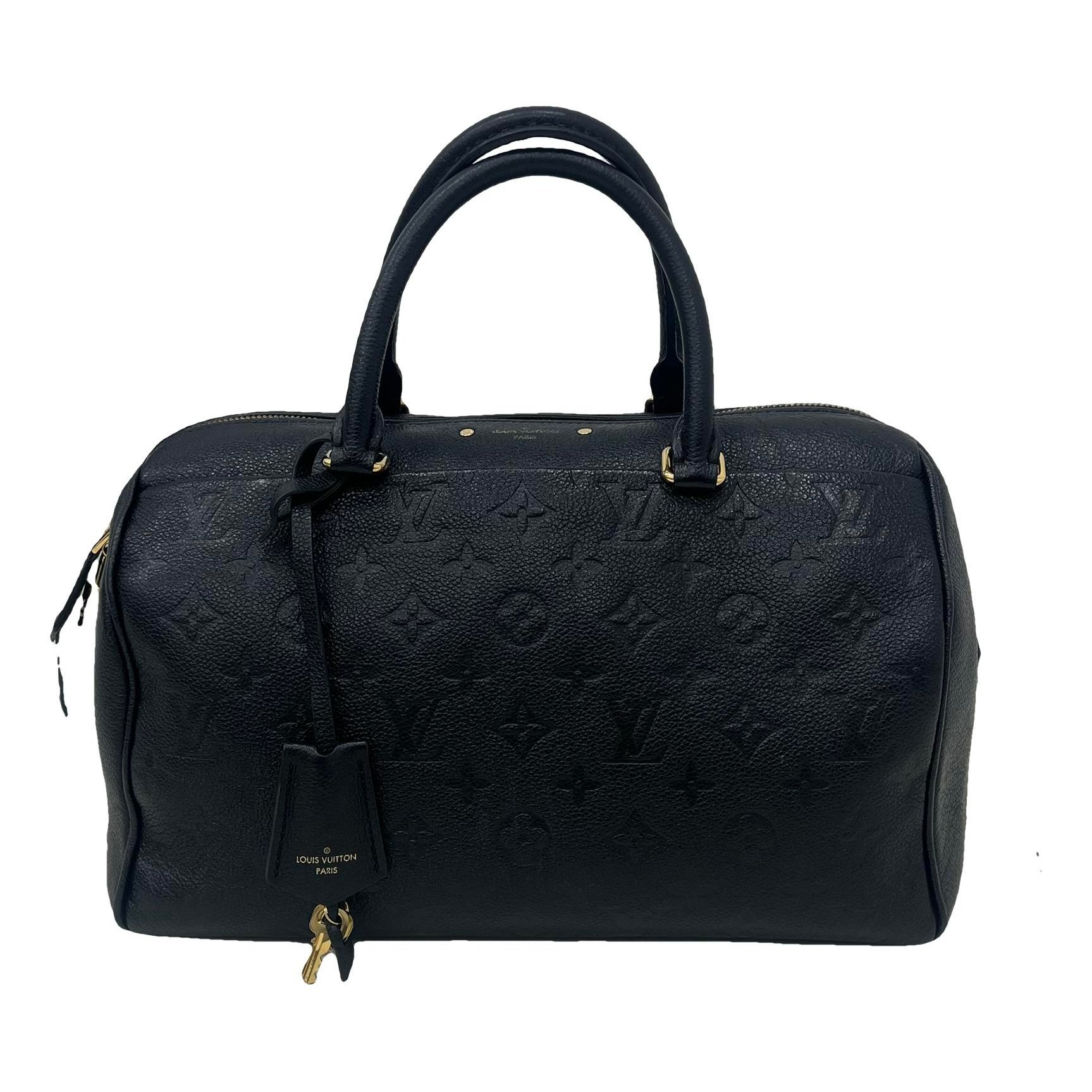 Speedy leather handbag
