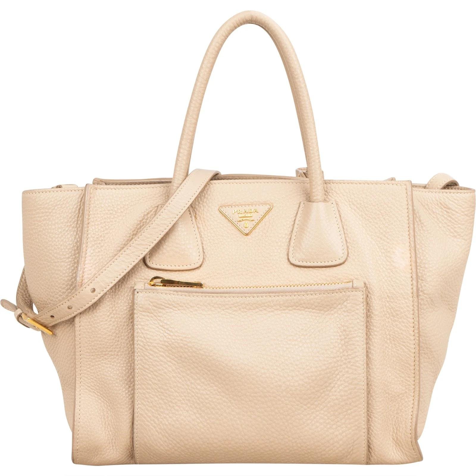 Prada Pocket leather handbag