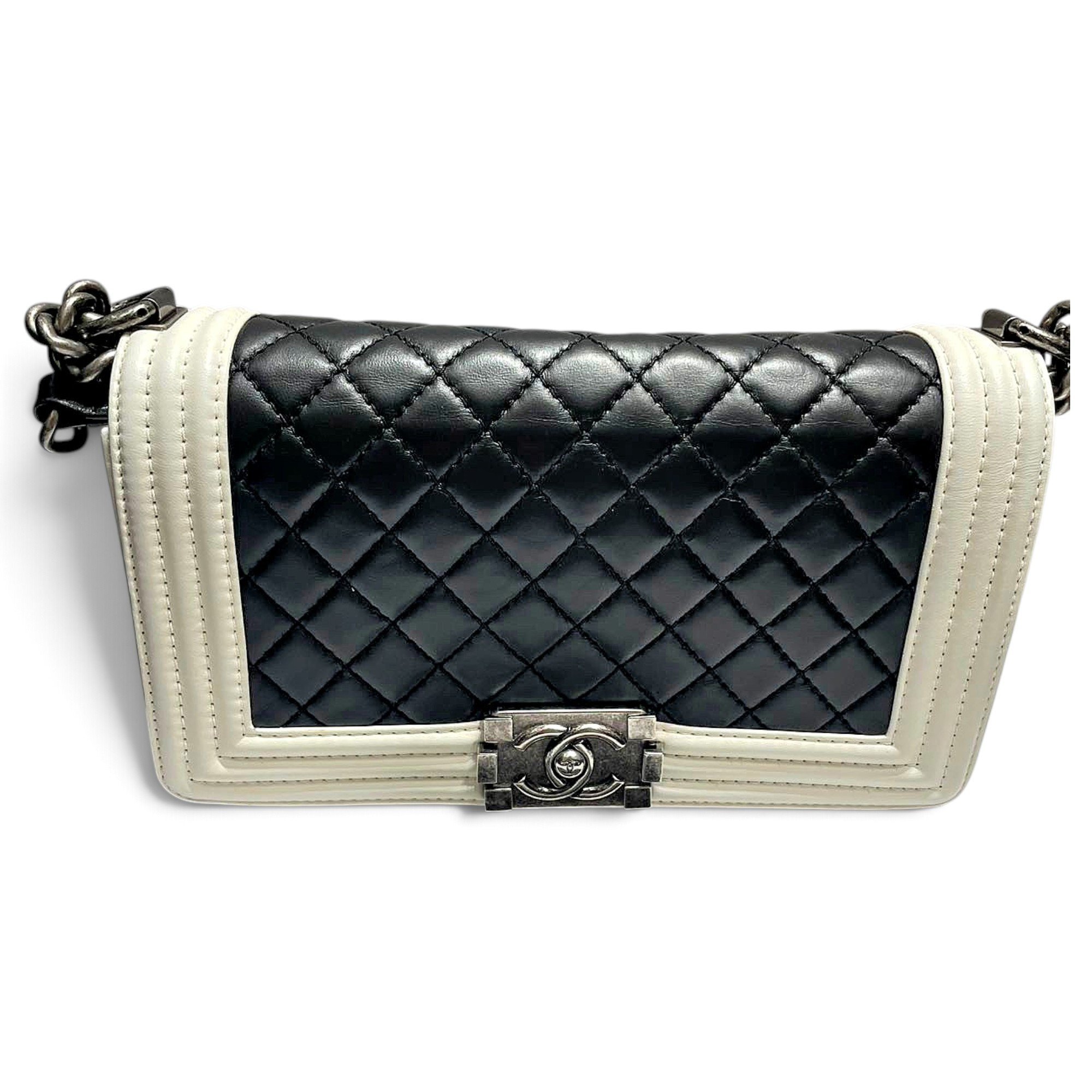 Boy leather crossbody bag