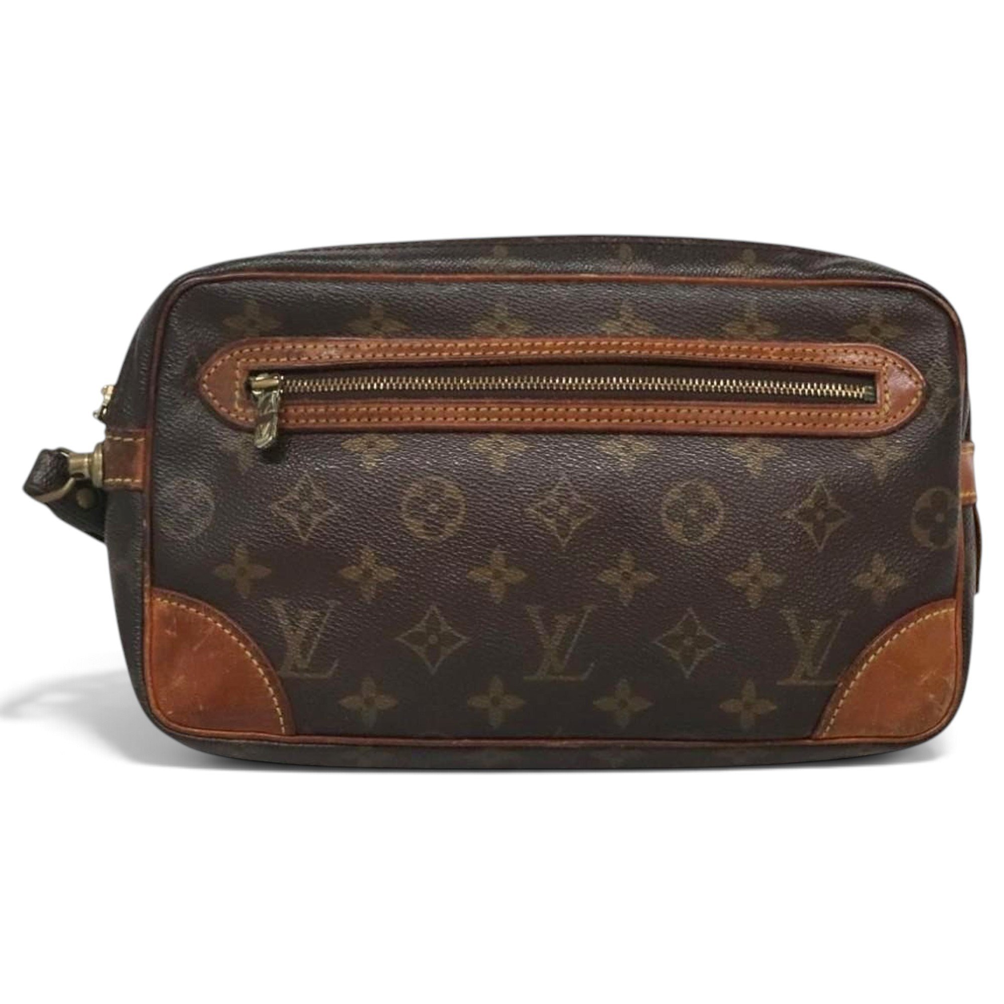 Marly Dragonne leather clutch bag