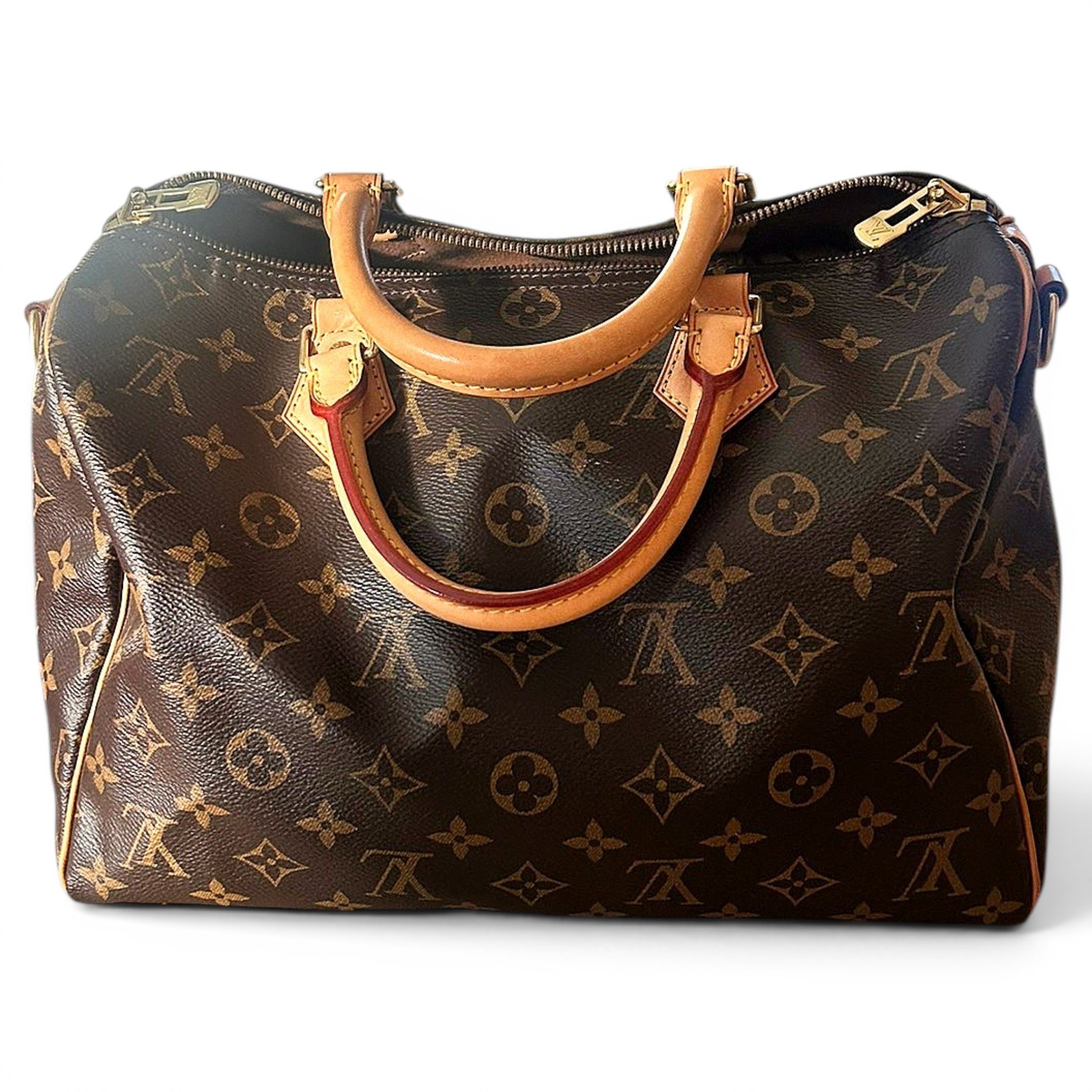 Speedy leather handbag