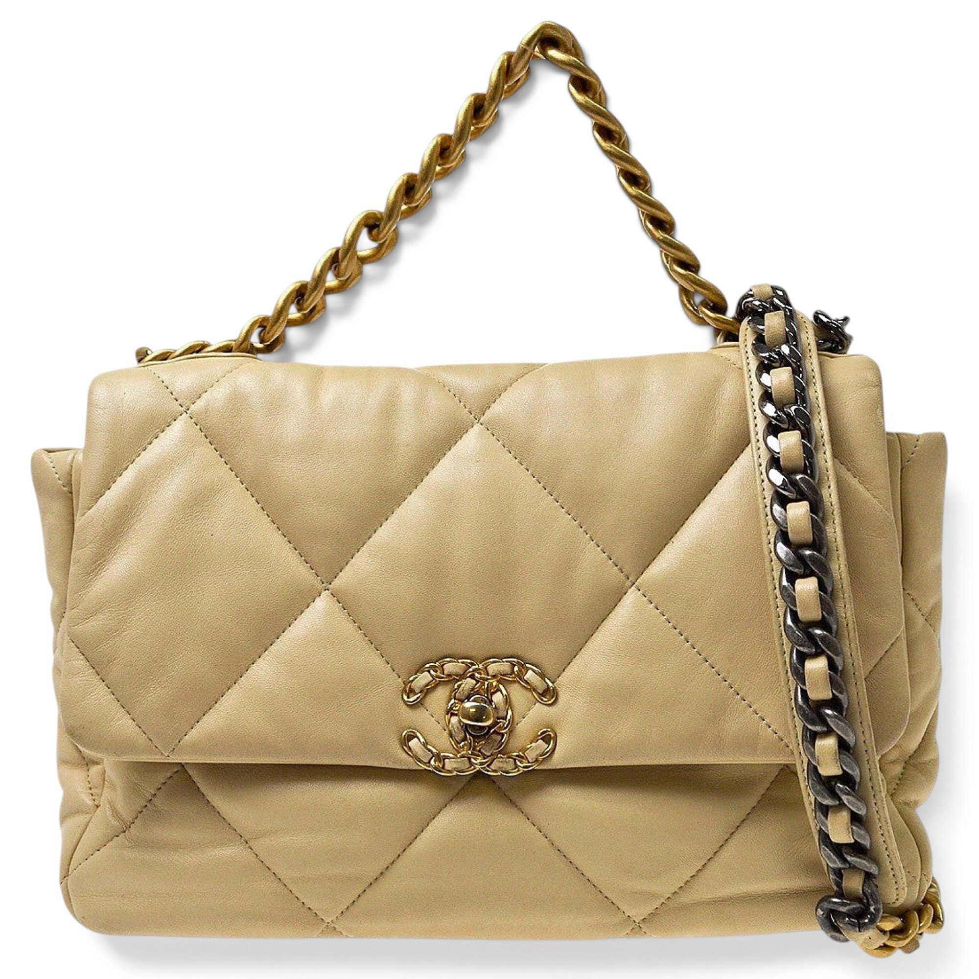 Chanel 19 leather handbag