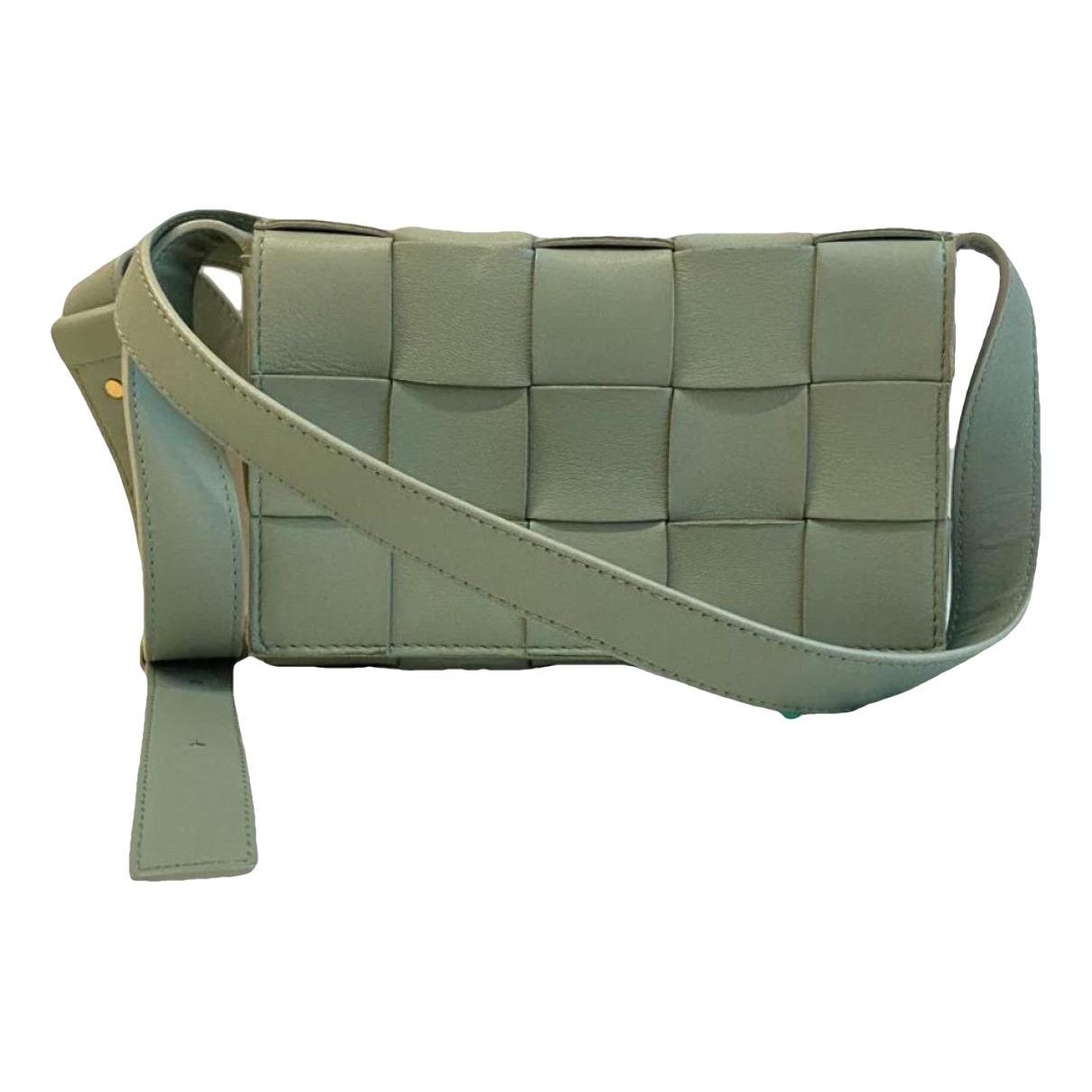 Cassette leather crossbody bag